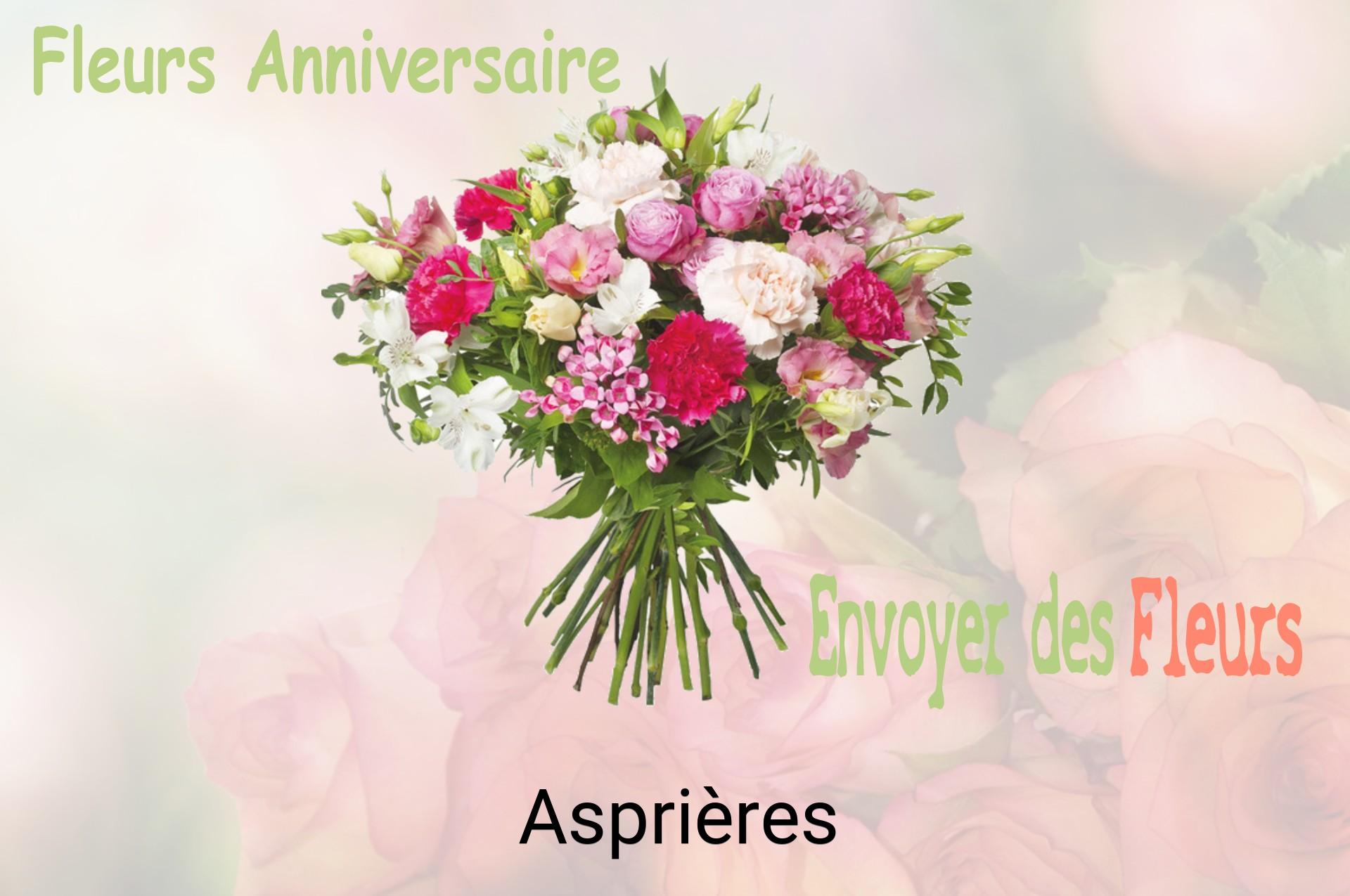 Bouquet de fleurs d’anniversaire livré à Asprières