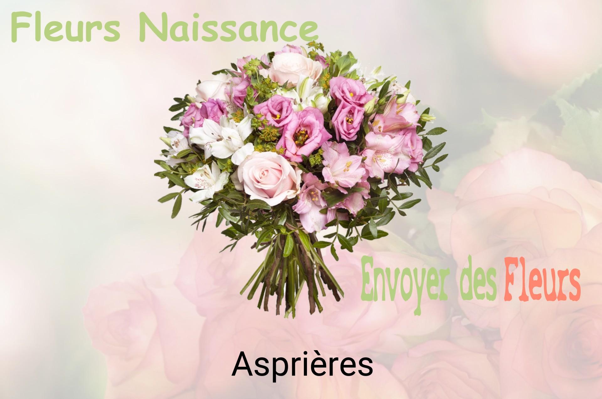Bouquet de fleurs de naissance livré à Asprières